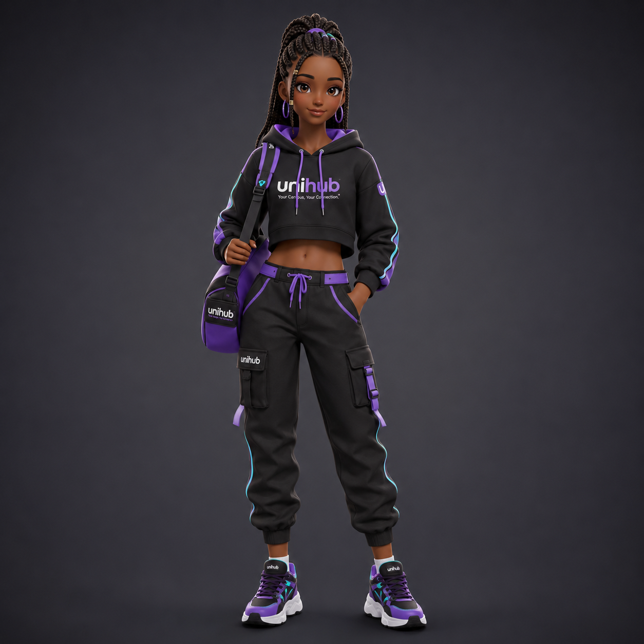 Student shopping on UniHub